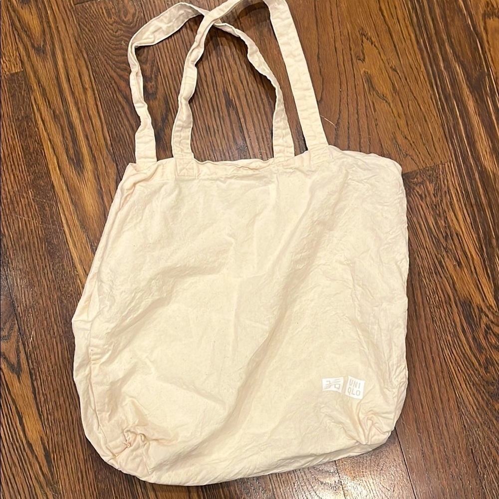 Uniqlo Cream Tote Bag